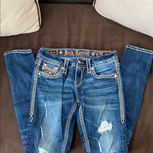 Skinny Boris Rock Revival Jeans